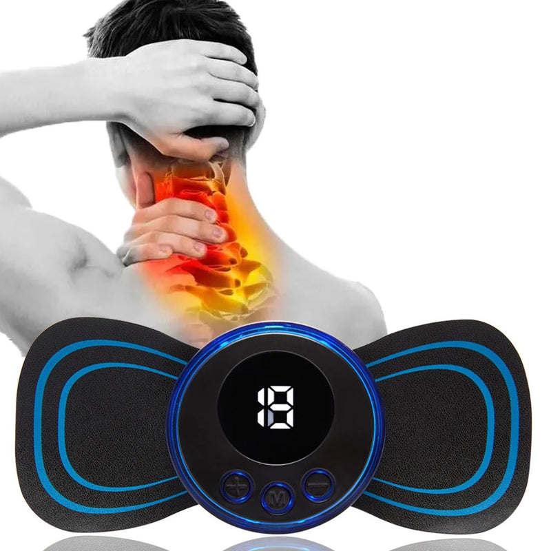 Massageador Elétrico Cervical Eletroterapia Pescoço Perna Lombar Abdômen