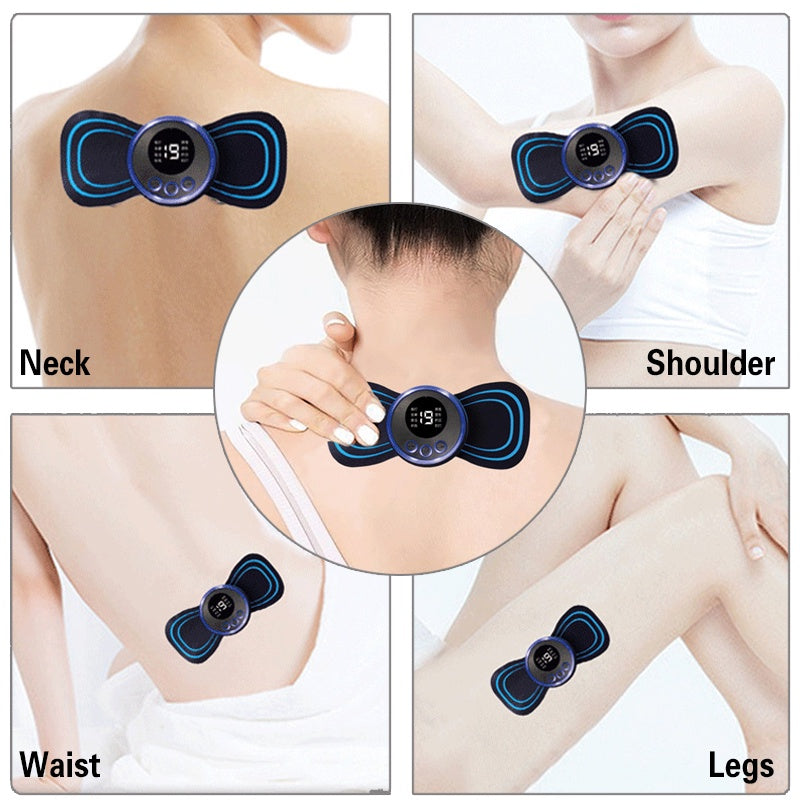 Massageador Elétrico Cervical Eletroterapia Pescoço Perna Lombar Abdômen