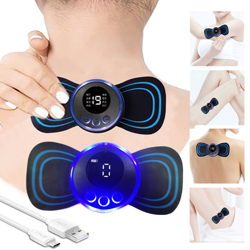 Massageador Elétrico Cervical Eletroterapia Pescoço Perna Lombar Abdômen