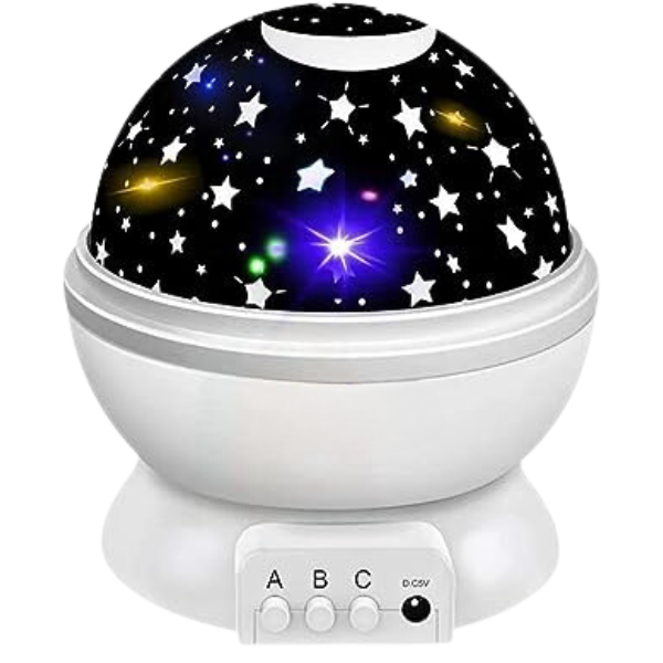 Luminária Projetor Estrelas 360º Galaxy Abajur Star Master