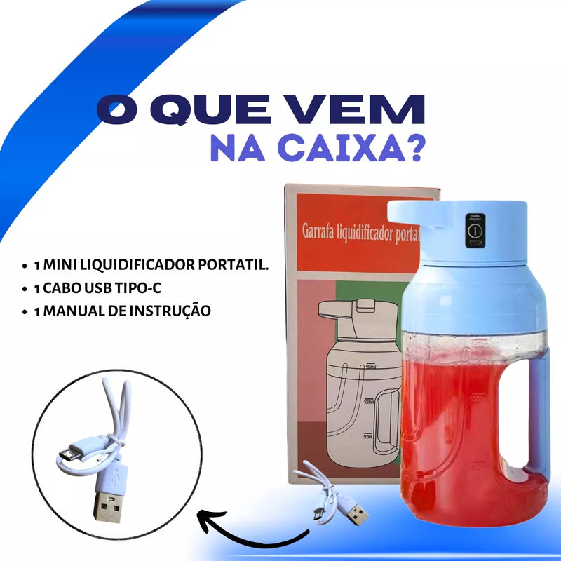 Liquidificador Espremedor Elétrico de Suco Portátil