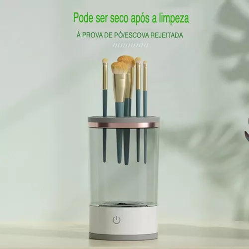 Limpador de Pinceis Maquiagem Secador Automático USB