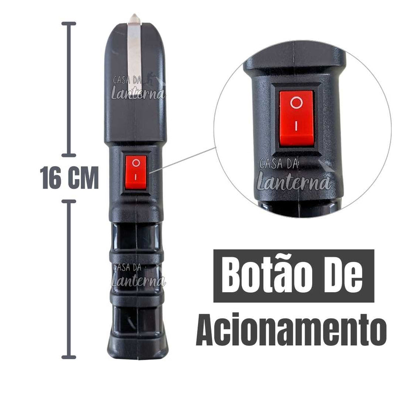 Máquina de Choque Taser 928 Type C/ Lanterna Led (G)