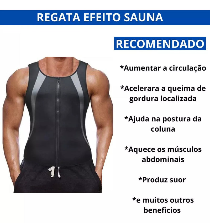 Regata Sauna Masculina  com Zíper