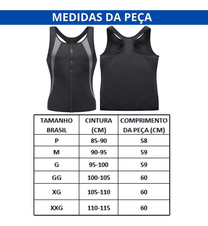 Regata Sauna Masculina  com Zíper