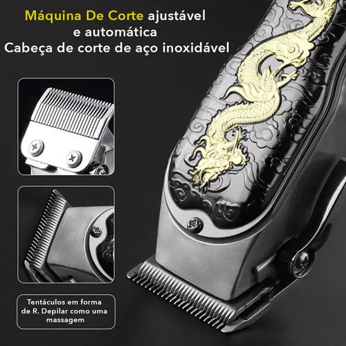 Maquina De Acabamento Cabelo Barba Profissional