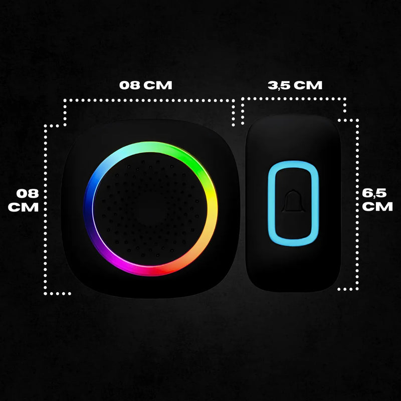Campainha Residencial Sem Fio Wireless Longo Alcance