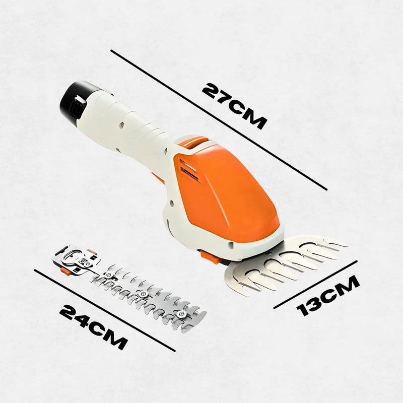 Cortador De Grama Portátil Aparador Sem Fio 2 Em 1