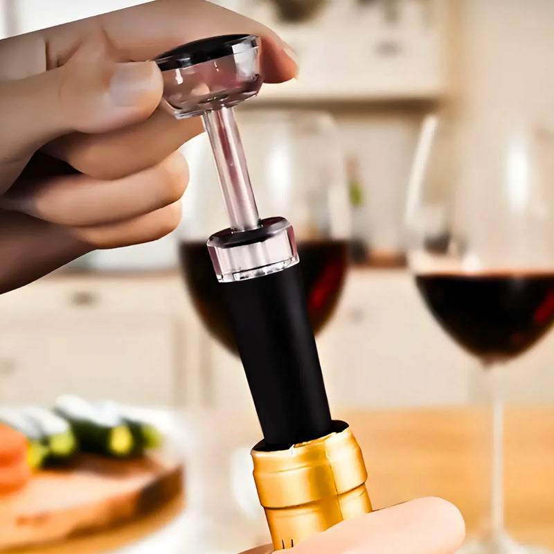 Kit Abridor Vinho Elétrico Automático