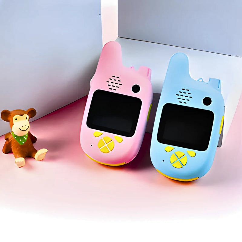 Walkie Talkie Infantil Com Câmera Digital Para Crianças