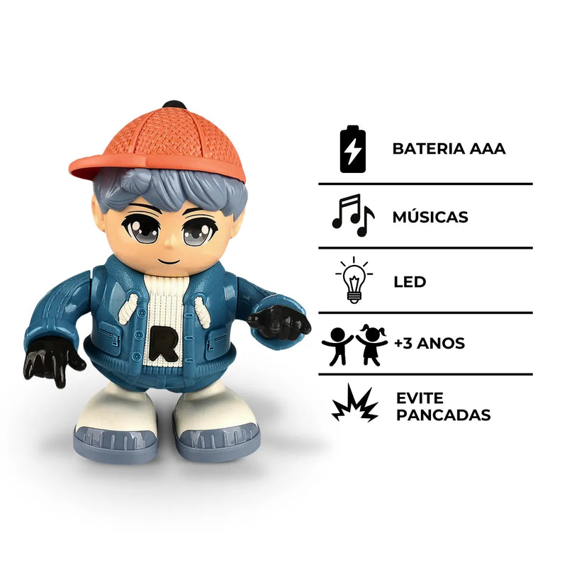 Brinquedo Dançante Infantil Balançando Com Luzes LED e Músic